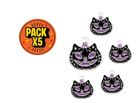 Dije Esmaltado Gato Calabaza